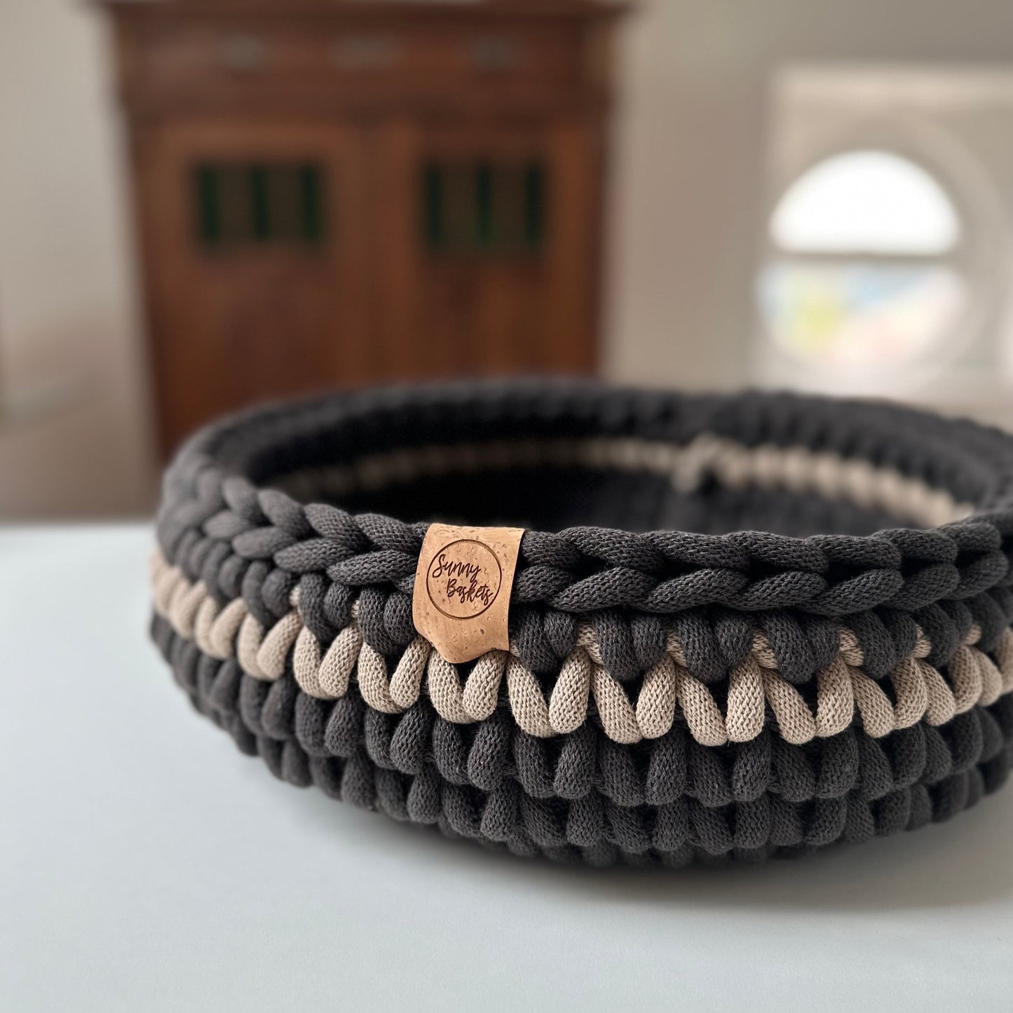 Sunny Basket Stripe - Kattenmand