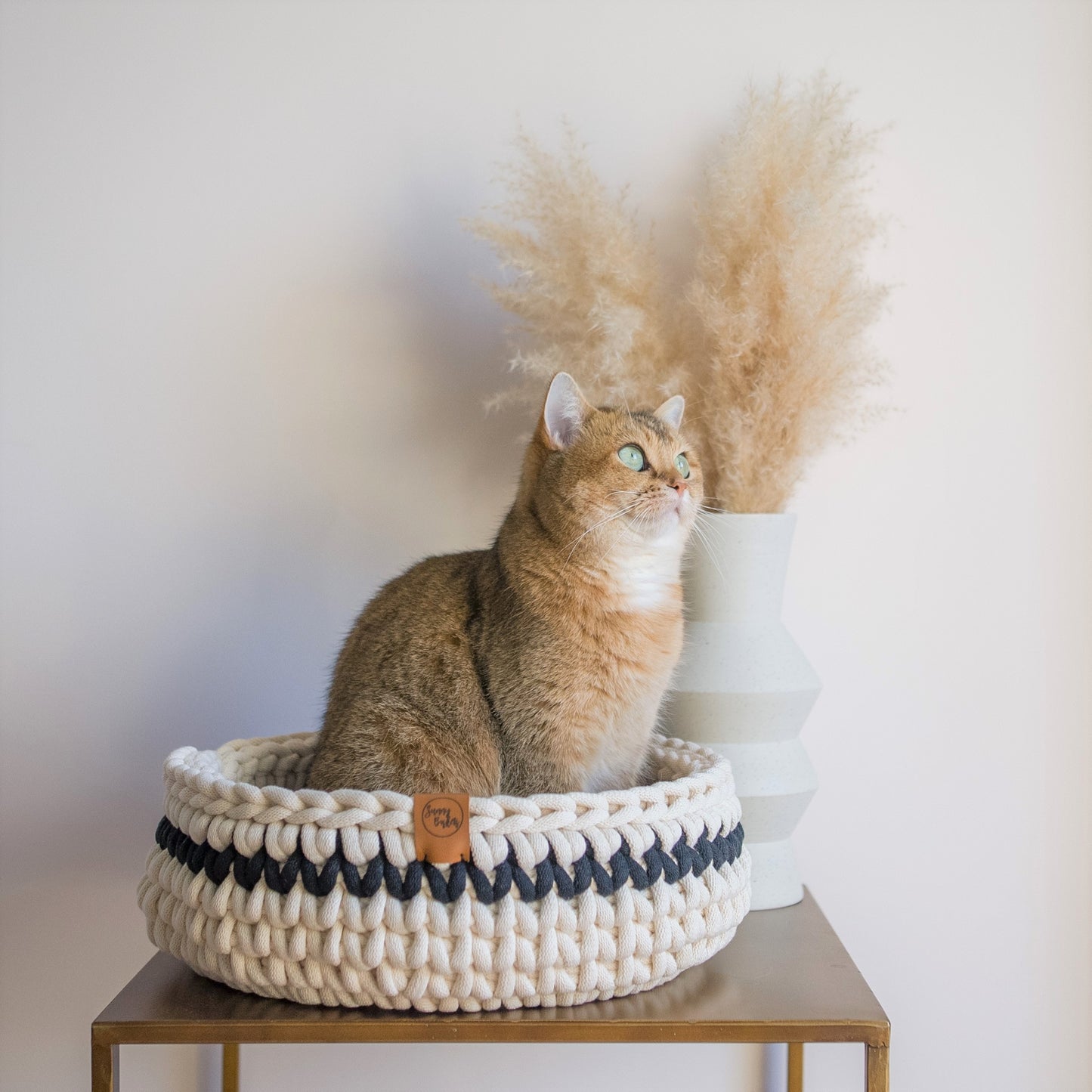 Sunny Basket Stripe - Kattenmand
